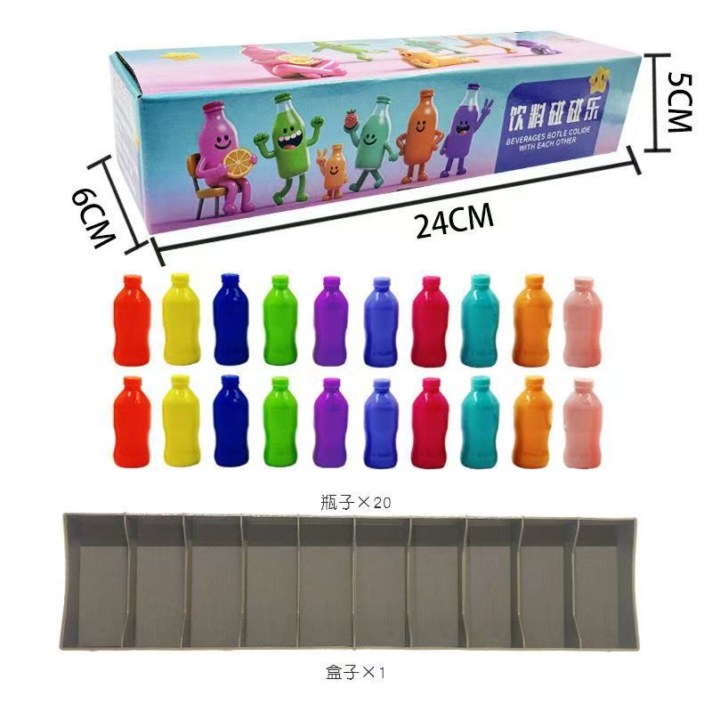 Large [color box] bottle touch board game 20 bottles