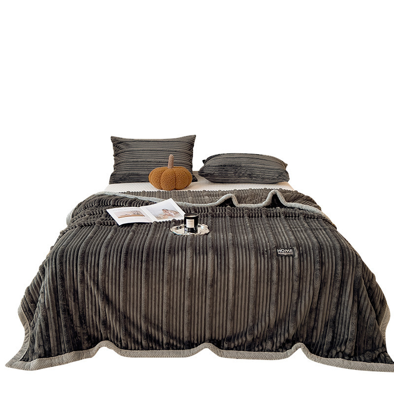 Mantras de cama gruesas mantas de invierno de siesta de oficina mantas cubiertas de mantas de sofá para dormitorios de estudiantes