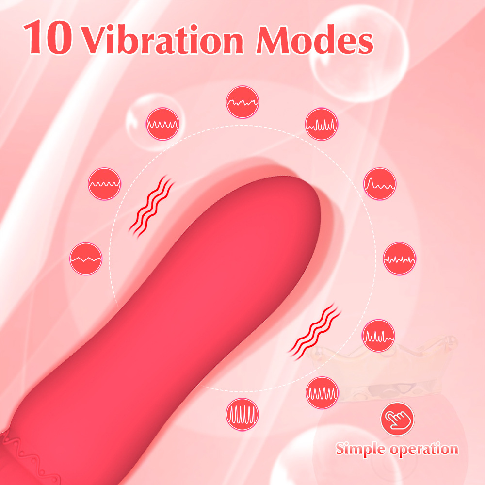 Mini-Vibrator mit starker Vibration, langsam aufheizend, für sinnliche G-Punkt-Massage – Sexspielzeug für Frauen_voghion.com