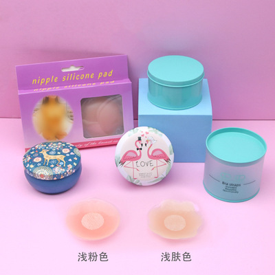 胸贴批发夏季一次性乳贴小胸薄款透明硅胶乳贴乳头贴防水礼服用女
