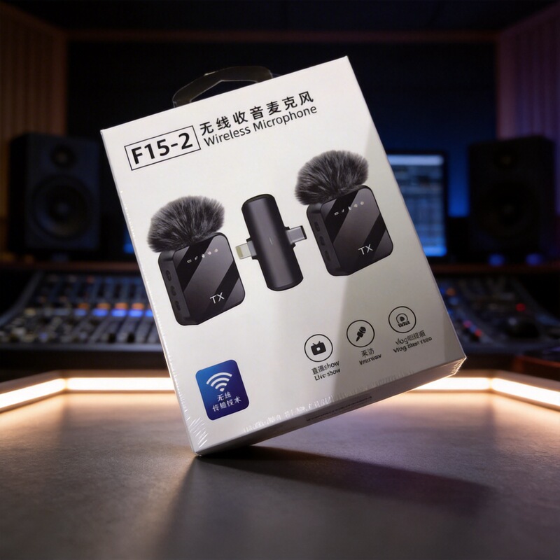 Cross-Border Popular F15-2 Two-In-One Lavalier Microphone with Windscreen F11-2 Three-In-One Lavalier Microphone Wireless Microphone Cross-Border Popular F15-2 Two-In-One Lavalier Microphone with Windscreen F11-2 Three-In-One Lavalier Microphone Wireless Microphone