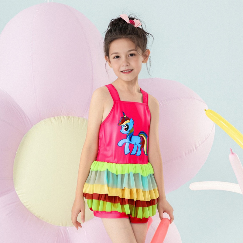 [Bañador de alta calidad 30% de descuento] trajes de baño para niños niñas verano niñas y medianos niñas vestido de princesa trajes de baño para niñas