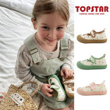 TOPSTAR厂家直发现货软底儿童帆布鞋魔术贴可爱宝宝鞋子童鞋1266