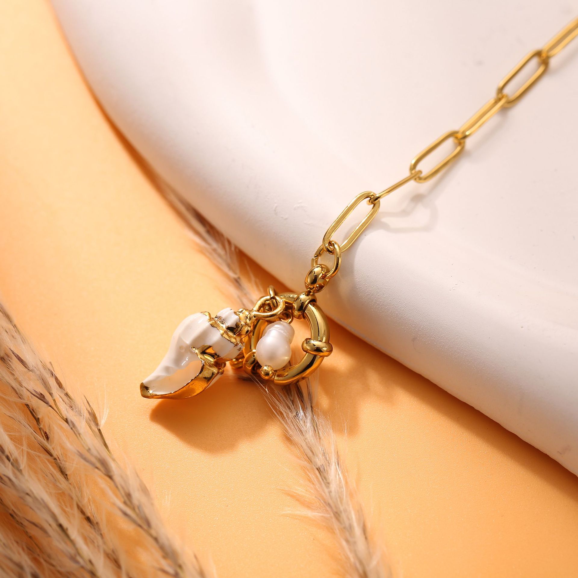 11g Weight Spring Ring Trigger Clasp Closure Clasp Closure Type Titanium Steel Pendant Material Bracelets Classification Titanium Steel Chain Material Cuban Link Chain Curb Chain, Paperclip Chain Chain Type 1 Piece Quantity Daily, Date Occasion Titanium Steel Material Sun, Cherry, Starfish Pattern All Seasons Season Women's Gender Plating Design Elegant, Sweet Style Elegant Sweet Sun Cherry Starfish Titanium Steel Cuban Link Chain Curb Chain Paperclip Chain Bracelets In Bulk 9