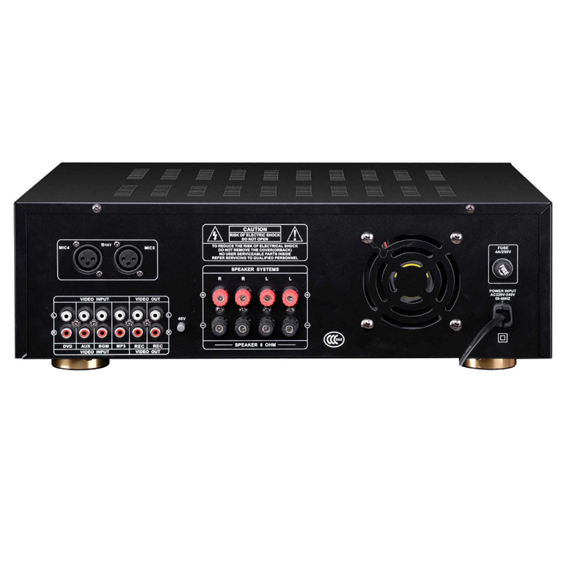 Venta directa de fábrica Paquete de tarjeta de KB-700S amplificador KTV amplificador multi-función karaoke AMPLIFICADOR DE POTENCIA DE AUDIO