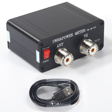 SWR & power meter SWR 驻波表 彩屏 功率表 短波电台短波HF/50MH