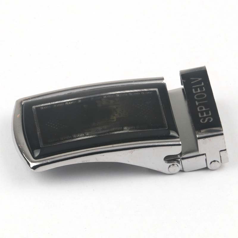 Hombres cabeza redonda cinturón de perforación hebilla cinturón desdentado hebilla automática al por mayor corriendo ríos y lagos puesto mercado nocturno suministro