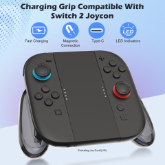 Switch2游戏手柄充电握把Joy-Con2左右游戏手柄NS2手柄配件支架