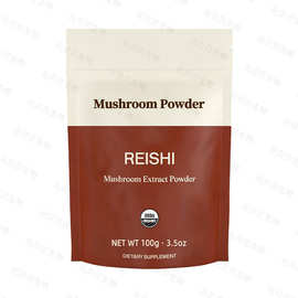 工厂现货灵芝粉跨境水溶浓缩灵芝提取物Reishi Mushroom Powder