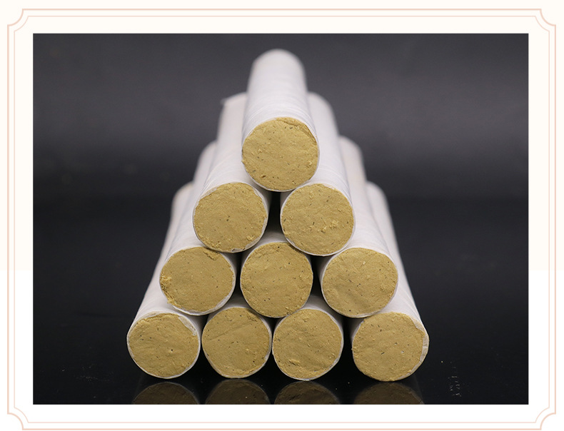 Five-Year Aged Moxa Sticks Ai Tiao 纯艾条 Pure Mugwort Moxibustion Rolls 10 Sticks per Box specifications