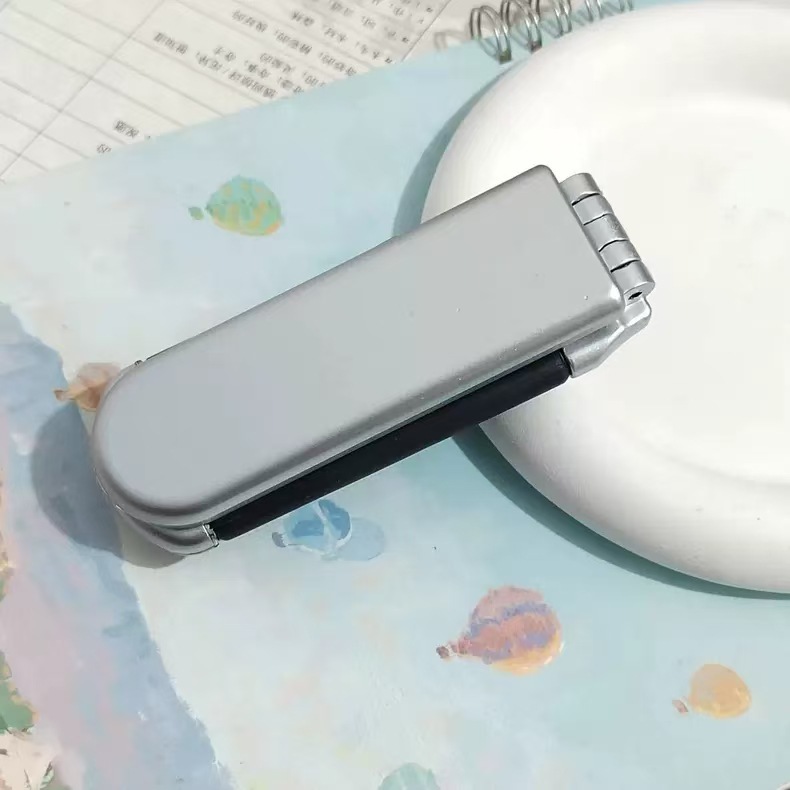 折り畳み可能な櫛携帯型女性旅行携帯児童少女静電気防止テープ鏡一体エアバッグエアマット櫛|undefined