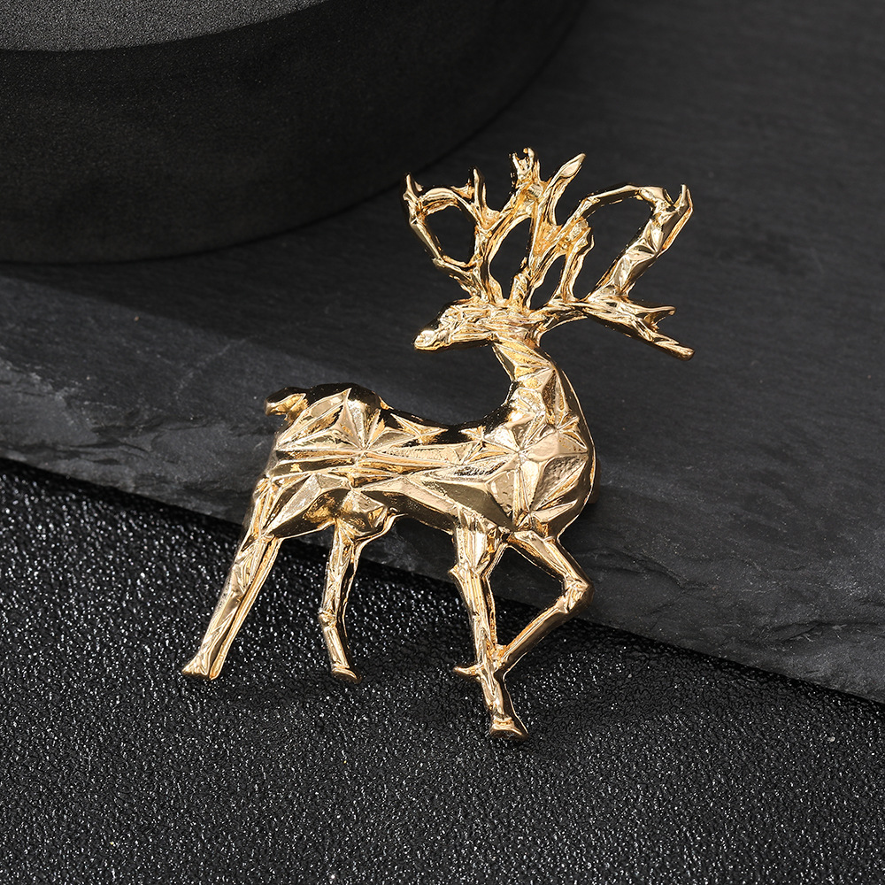 Unisex Gender Vacation Simple Style Pin Deer Zinc Alloy Plating Unisex Brooches