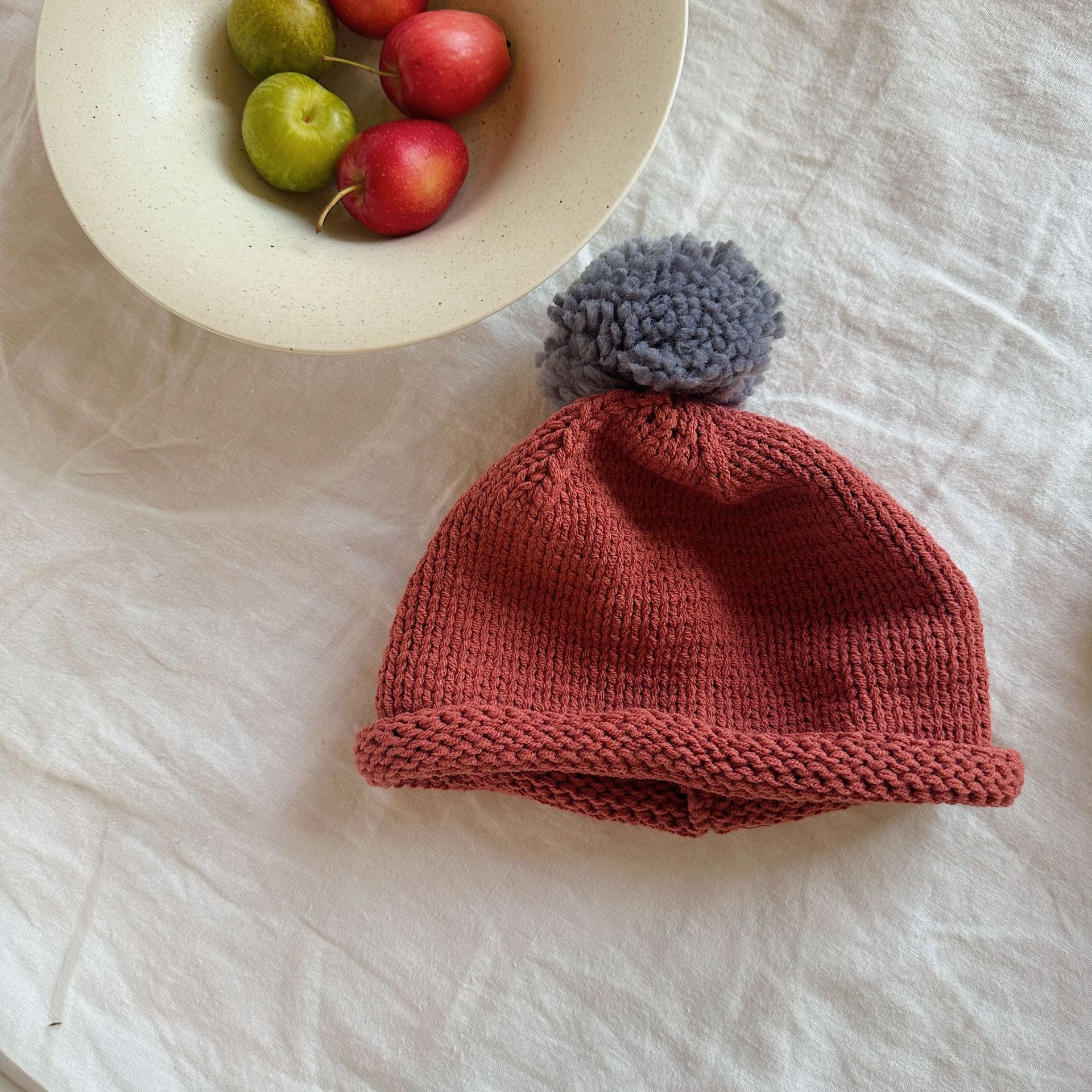 Sugar Pear ropa infantil sombrero para niñas 2024 otoño y invierno nuevo niño lindo sombrero de punto de dibujos animados sombrero de lana bebé