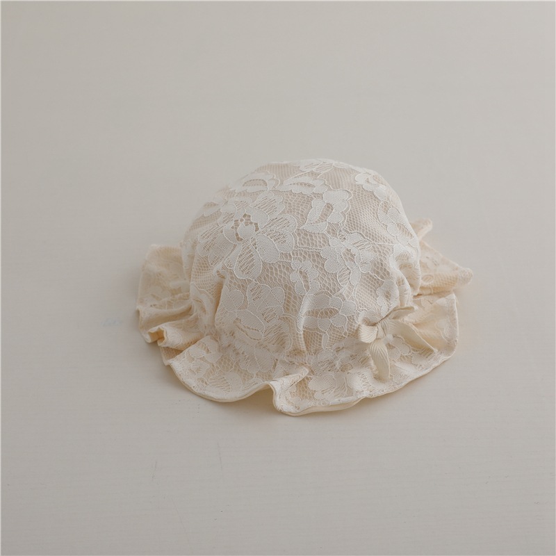 Sombrero de bebé primavera y otoño gorra dulce bebé gorra delgada gorra de pescador bebé gorra de princesa viajar marea solar