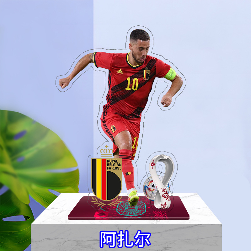 Figura Acrílica de Estrella de Fútbol de Acrílico, para Regalo de Cumpleaños