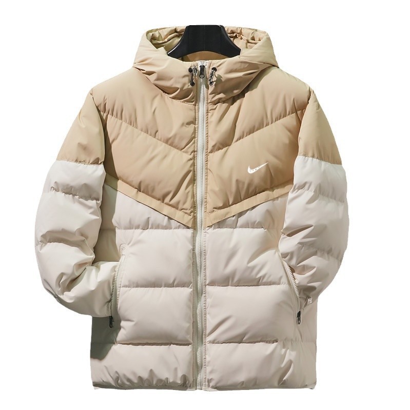 2025年冬 ダウンコットンジャケット メンズ 新作 トレンド ゆったり カジュアル 厚手 暖かい フード付き メンズコットンコート