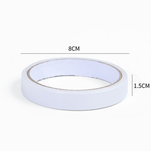 Cinta estrecha 1cm de ancho pegamento de sellado para estudiantes ramo de flores material de embalaje material de bricolaje hecho a mano cinta transparente