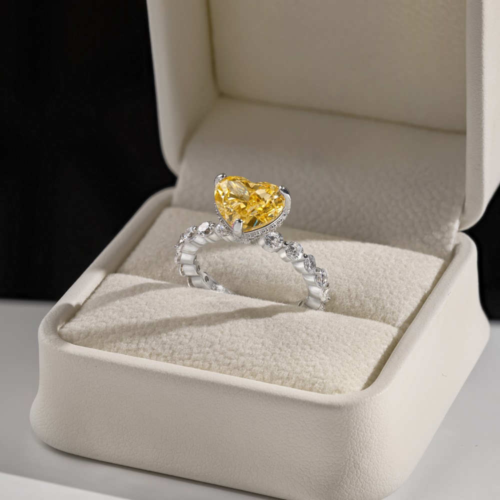 7g Weight Zircon Inlay Material Open Rings, Rings Classification 5, 9, Adjustable Ring Size 1 Piece Quantity Holiday, Daily Occasion 925 Sterling Silver Material Heart Shape Pattern Women's Gender Plating, Inlay Design Basic, Simple Style, Classic Style Style 925 Sterling Silver Zircon Heart Shape Open Rings Rings 72