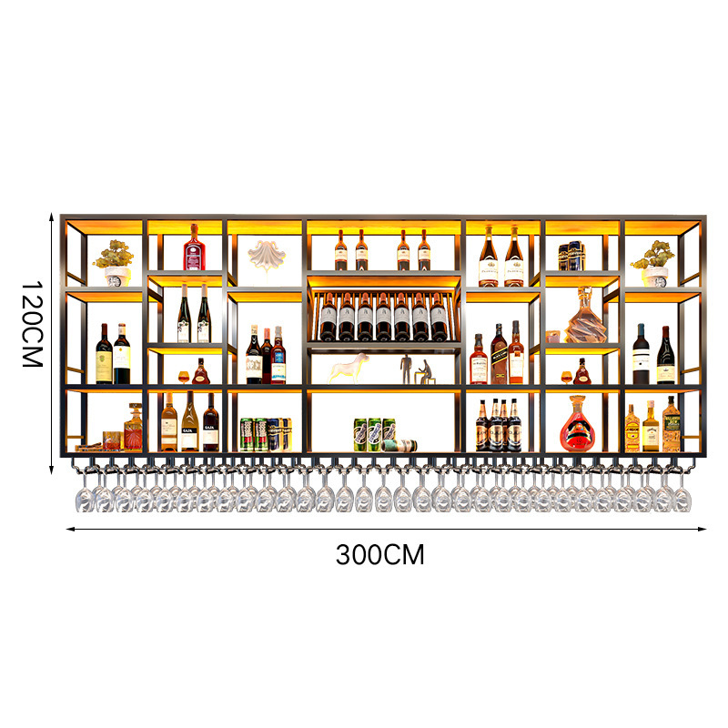 램프가있는 블랙 300*20*120