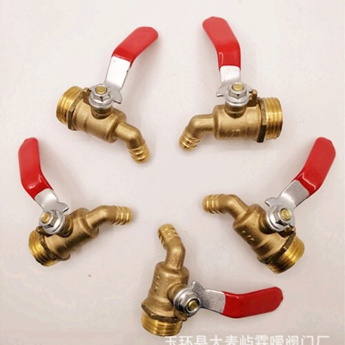 Lin Ai valve brass cold water nozzle hot and cold faucet copper bent Nozzle car water tank valve