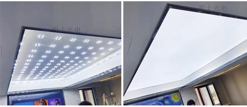 DOB区块灯220V1拖100片led漫反射灯条灯箱区块链模组软膜天花光源-阿里巴巴