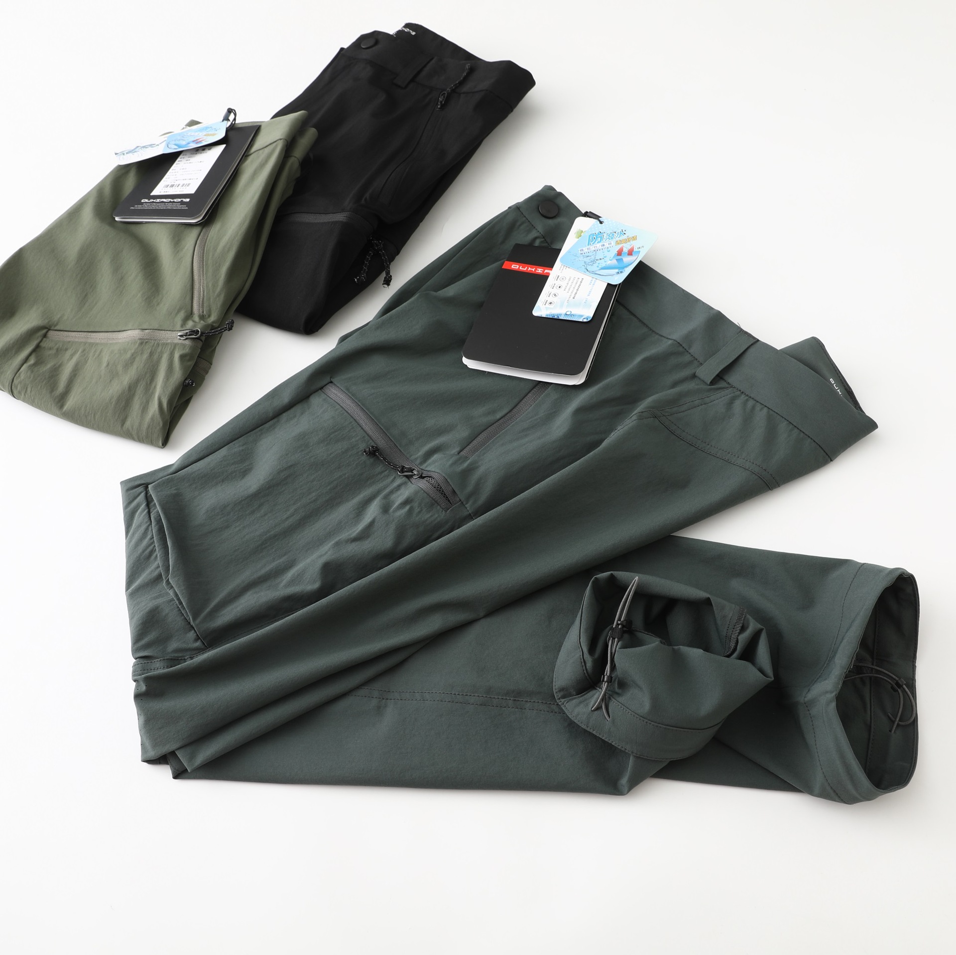 Lightweight Hiking and Mountaineering Pants for Men, Outdoor Breathable Quick-Dry Cargo Casual Long Pants