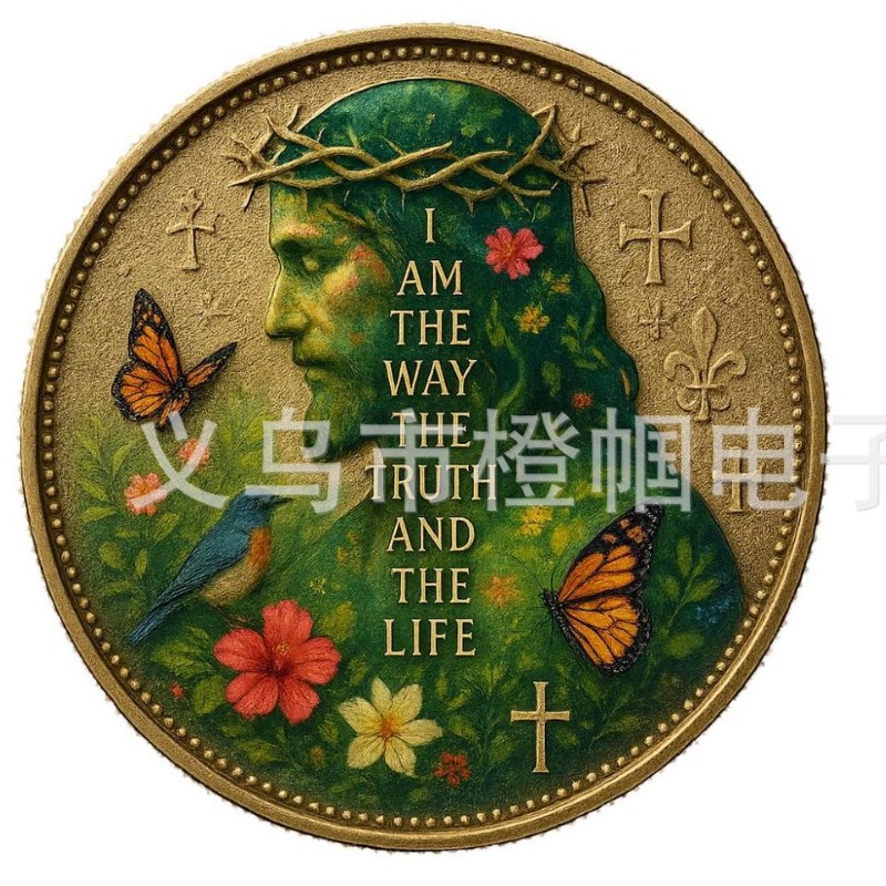 跨境Halloween Witch Challenge Coin万圣节女巫挑战硬币|undefined