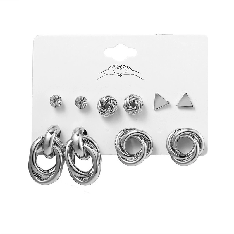 Серьги D-образной формы, круглые, для женщин, простые, модные, украшения для вечеринок