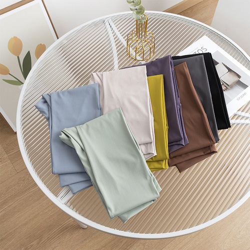 New Arrival Lulu No-Upside-Down-Line High-Waisted Hip-Lifting Yoga Pants for Women — European & American Style, Ultra-Skinny, Peach-Hued, Perfect for Yoga