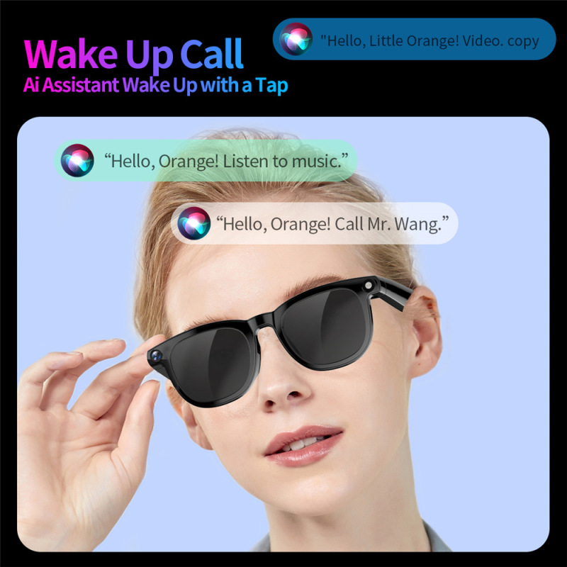 新款JS-01pro智能眼镜带摄像头1200w拍照录像实时翻译通话放音乐|undefined