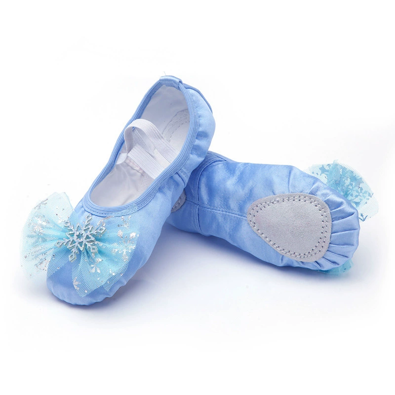 Милые детские балетные туфли для принцессы, обувь, мягкая подошва