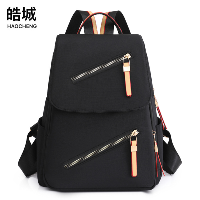 Comercio exterior al por mayor 2023 nuevo estilo casual damas Oxford mochila moda contraste color simple viaje mochila para computadora