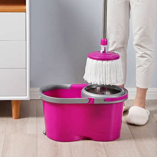Meiya cool rotating water mop bucket hand pressure mop sewage separation belt dehydration mop bucket department store wholesale