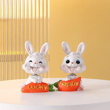 甜美系可爱兔子摆件办公室桌面装饰品小物件送男女生礼物