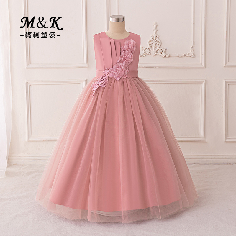 2026 nuevo vestido de niñas vestido de princesa sin mangas vestido de piano vestido de diseño vestido de bebé