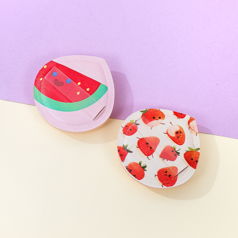 Fábrica de soplo de polvo de malvavisco Serie de frutas personalizada Maquillaje Esponja Cojín de aire Gota de agua Maquillaje de belleza Huevo Herramientas de belleza al por mayor