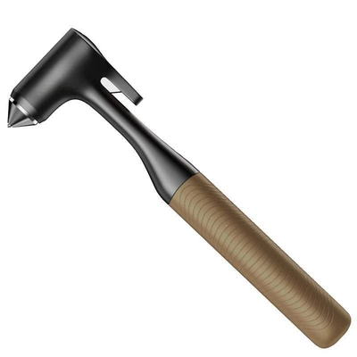 Window-Breaking Tool Aluminum Alloy: Qəza çəkici - new-arrival-emergency-hammer-classic-coffee