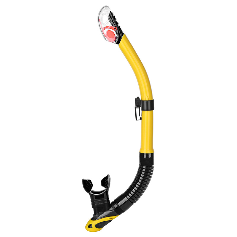 Nuevo tubo de respiración de buceo natación ventilación tubo de respiración seco completo equipo de snorkel tubo de respiración de entrenamiento de buceo