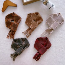 网红狗狗围巾可调节宠物针织秋冬保暖潮牌雪纳瑞法斗围兜猫咪围脖