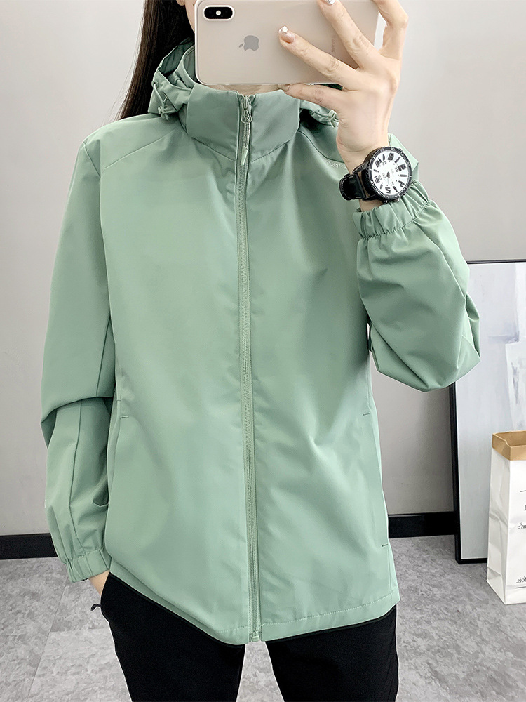 UPF100 + protector solar al aire libre mujer de verano nuevo tejido fino suelto seda de hielo de secado rápido anti-UV abrigo de mujer ligero