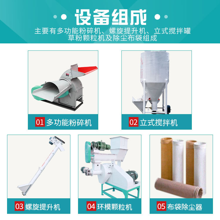 恒富机械苜蓿草颗粒机 操作简单、运行平稳、性价比非常高