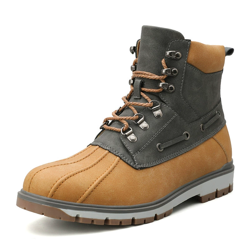 Ботинки‑черевики (Martens) с высокой флисовой подкладкой, демисезонные, большие размеры 38–47