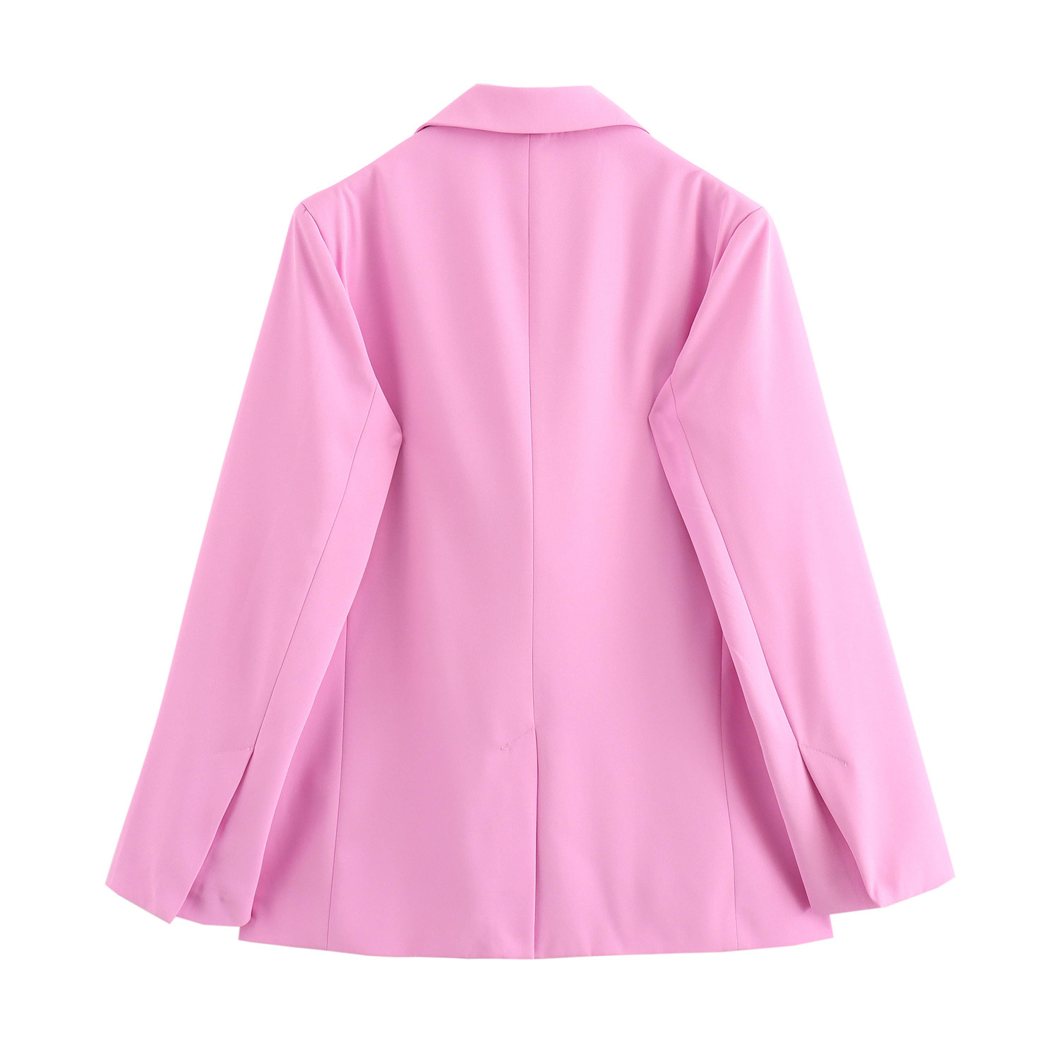 Women's 2024 summer new straight cut suit jacket with straps and pleated pants set_voghion.com