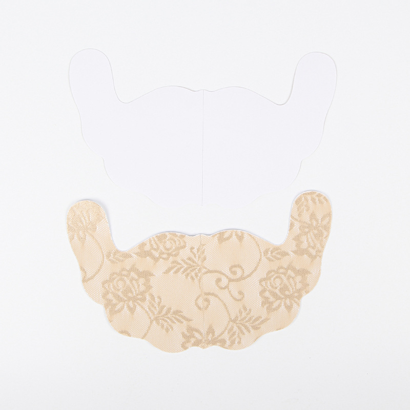 Paste de pecho transfronterizo al por mayor de encaje corno de buey elevación de pecho un solo uso adhesivo sin marca adhesivo