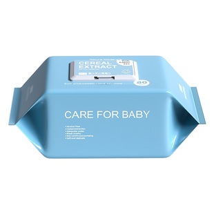 For example, baby wet tissue, hand mouth fart special for newborn baby and young children, value-added stock, 80-drawer thickened wholesale