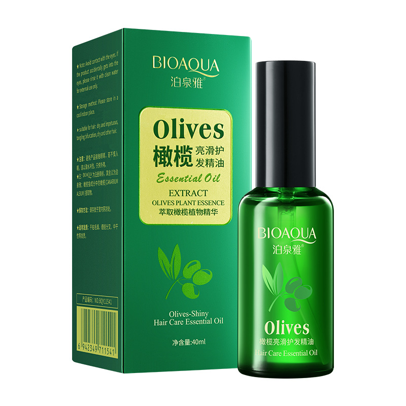 Boquanya Oliva Champú Acondicionador de pelo de limpieza profunda hidratante suave de oliva Lavado y cuidado traje Gel de Ducha