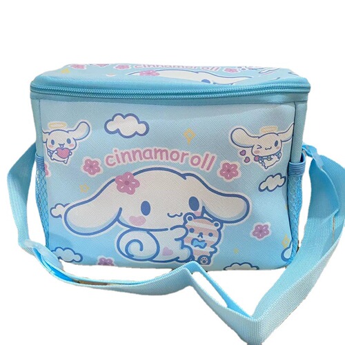 Kurumi Cinnamon Dog Little White Dog Lunch Box Bag Cartoon Diagonal Cross Hand-held Insulation and Cold Insulation Elementary School Lunch Box Bag New