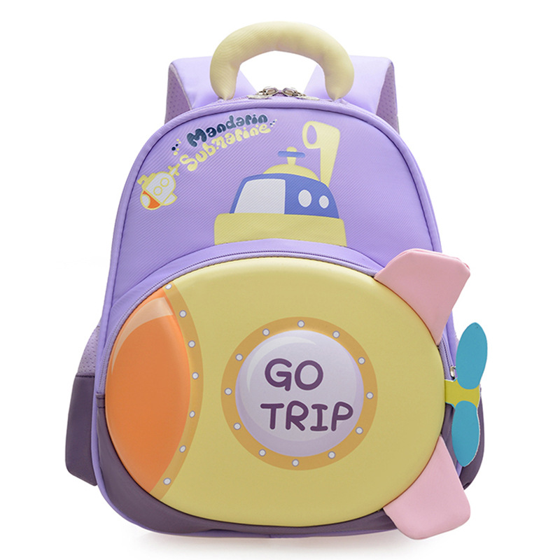 Mochila de niña encantadora cartón de dibujos animados tridimensional mochila de jardín de infantes para niños transpirable mochila de niñas pequeñas