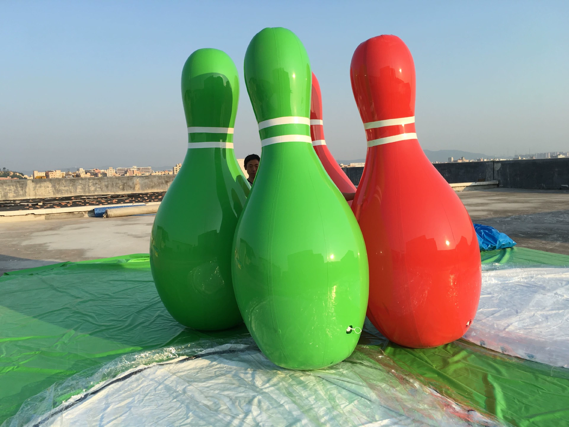 Fun inflatable human bowling ball large inflatable bowling bulbs props live bowling fun game