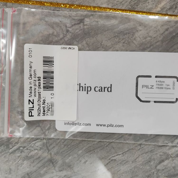 779211 Chipcard 1 piece 32kB内存 皮尔兹Pilz 芯片卡